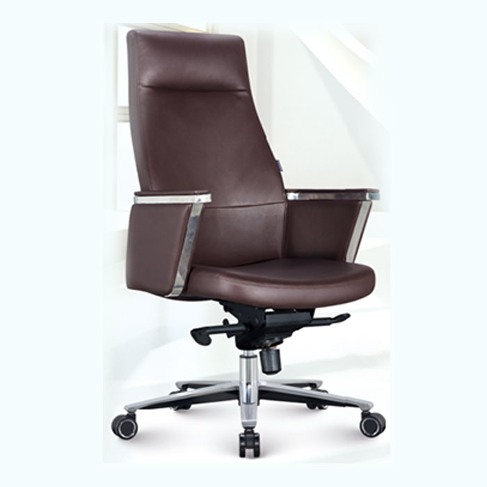 Office Chair F1815A-BROWN PU W630xD760xH1260MM