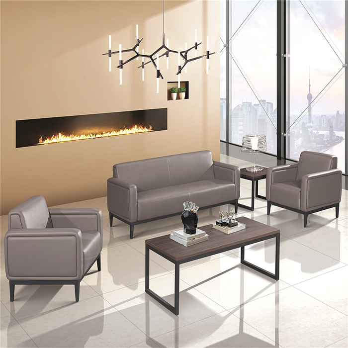 SOFA 1861-BLACK PU (1SEAT, 3SEATS W810 X D770 X H740MM)