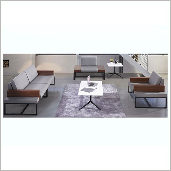 SOFA W18006-GREY PU 3SEATS W2200 X D800 X H790MM)