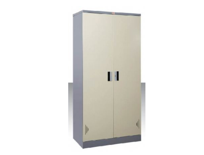 WD02 Steel Wardrobe Swinging Door with 1 Drawer insid (W914xD515xH1817mm). Brand: LEECO. Made In Thailand.
