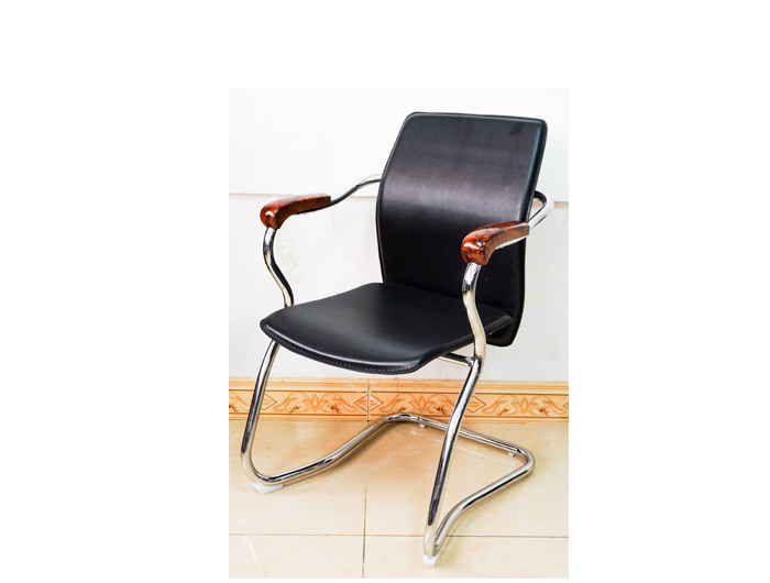 CV1198B-BLACK Visitor Chair (W580×D600×H870mm. Brand: CENTURY. Made In China.