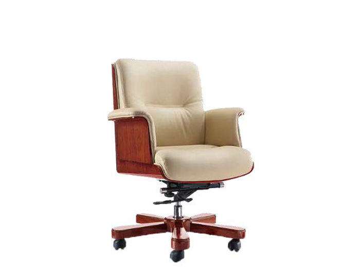 B016-MILK Executive Leather Chair (W780xD640xH1050mm). Brand: HAOSEN. Made In China.