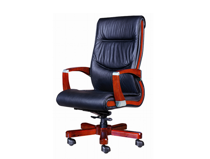 F9278-BLACK Executive Leather Chair (W700xD690xH1230mm). Brand: CENTURY. Made In China.